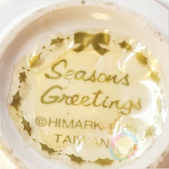 Vintage 1985 Himark Christmas Votive Hurricane Lamps Candle Holders Set of 2 BOX - Picture 5 of 16